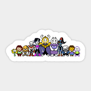 Undertale Usual Suspects Sticker